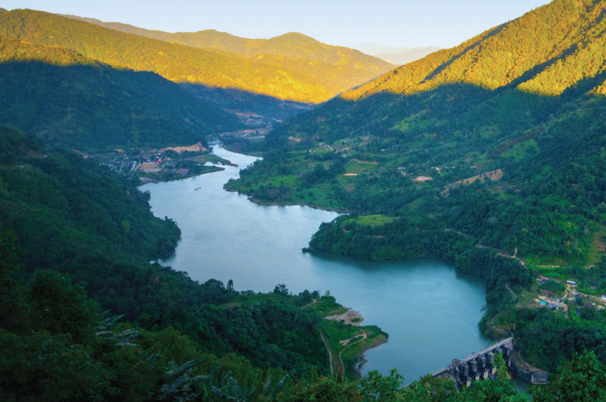 Hydropower landscape, Arunachal Pradesh